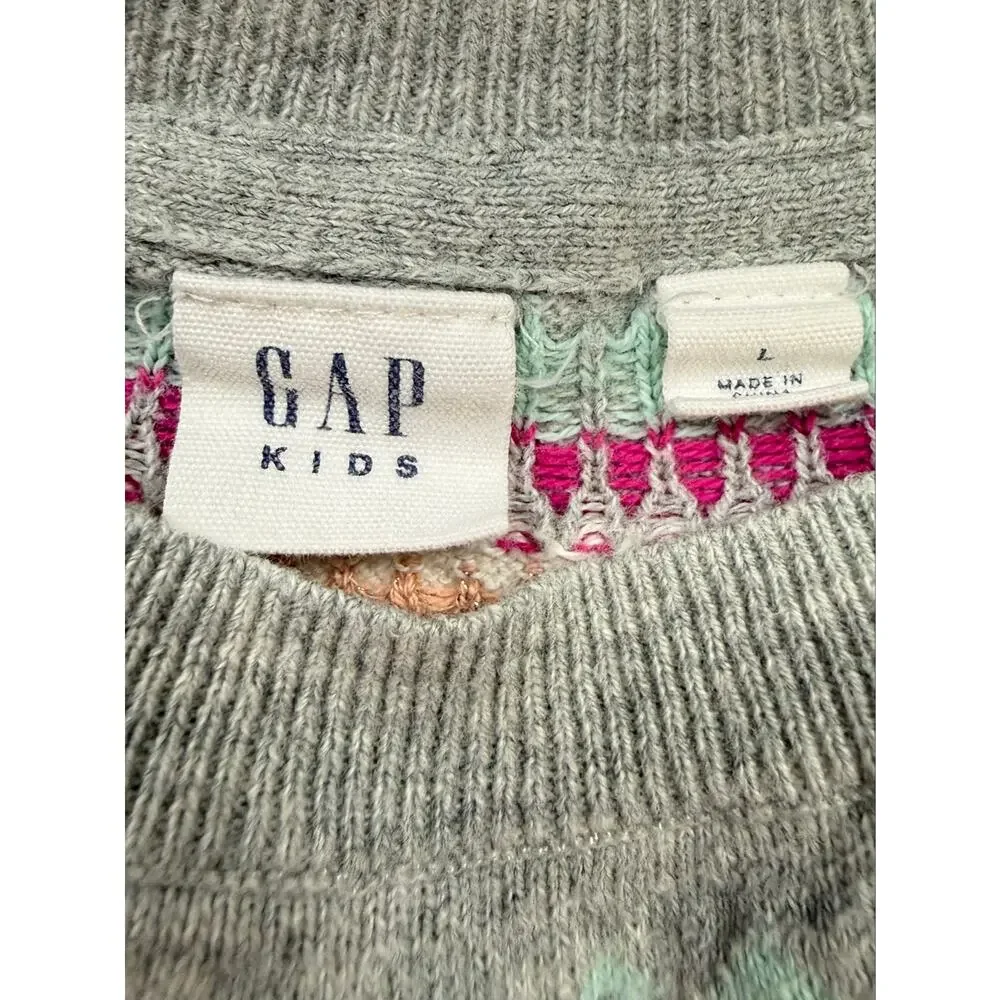 Gap Kids Fair Isle Yoke Sweater Dress